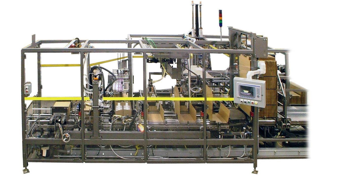 Automatic wrap around cartoning machine or carton packer model WAR100 -  EF-PACK