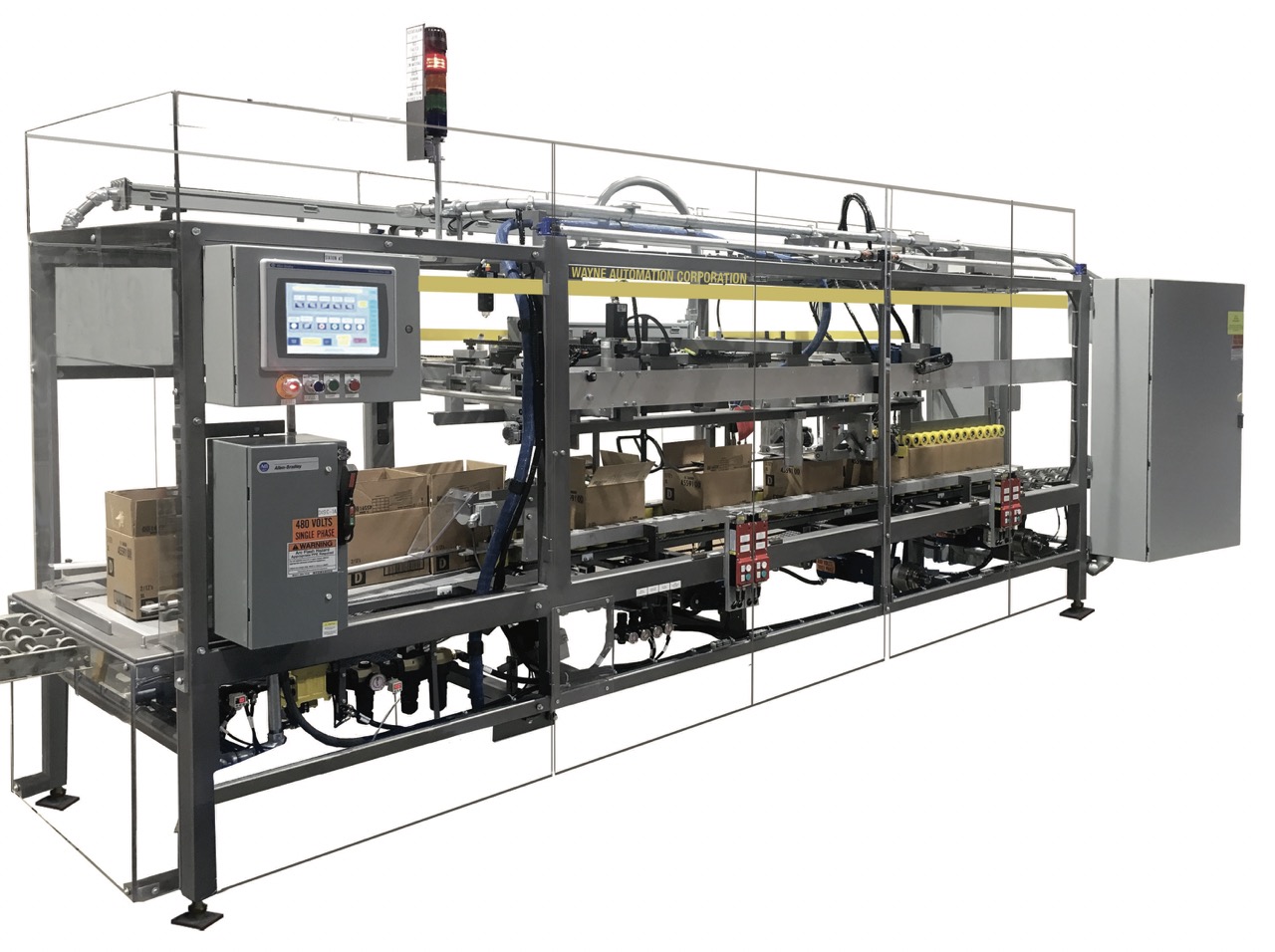 Wayne Automation’s RPS-LR Case Sealer machine.
