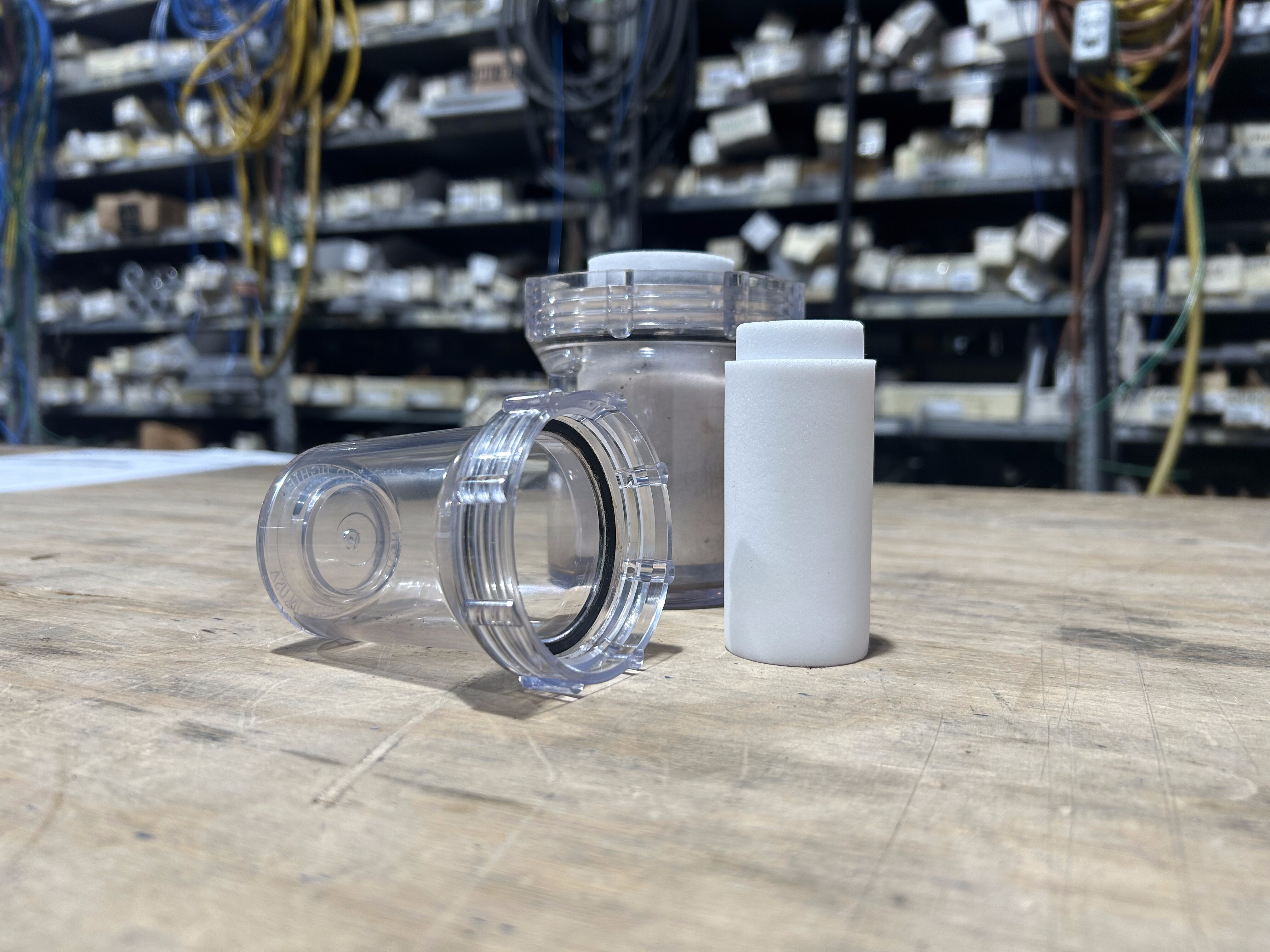 Filter and filter canisters from a Wayne Automation machine